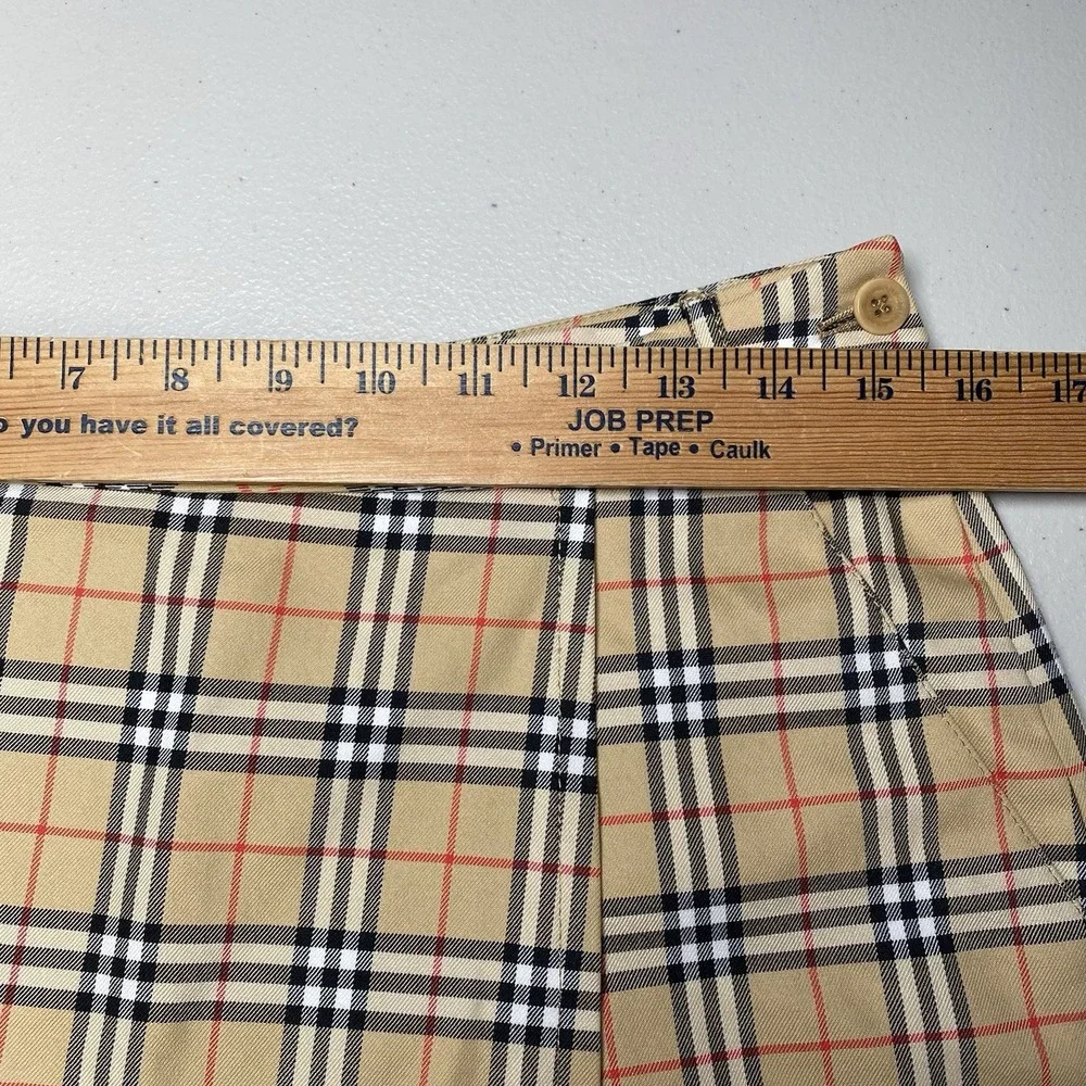 Y2K Burberry Golf Skirt Set 2 Piece M US 8 Nova Check Country Club